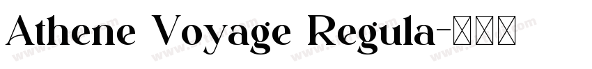 Athene Voyage Regula字体转换
